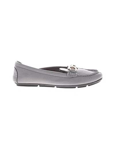 Pre-owned Calvin Klein Flats In Gray
