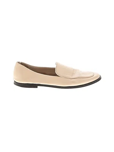 Pre-owned Calvin Klein Flats In Tan