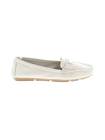 Pre-owned Calvin Klein Flats In White