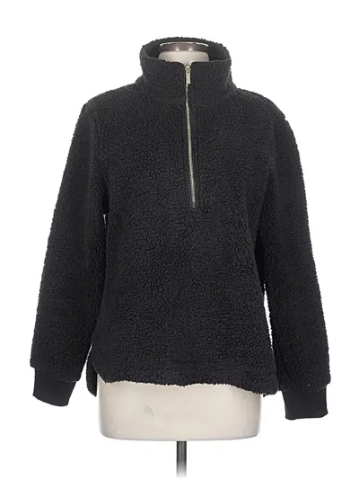 Pre-owned Calvin Klein Fleece Jacket In Black