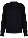 Calvin Klein Regular Terry Sweatshirt Clothing In Black