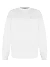 Calvin Klein Regular Terry Sweatshirt Clothing In White