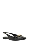Calvin Klein Flenea Slingback Flat In Black