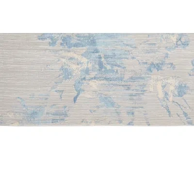 Calvin Klein Floral Gray Area Rug