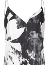 Calvin Klein Floral Print Blouse In Nero