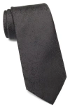 Calvin Klein Florence Floral Jacquard Tie In Gray