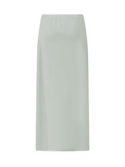 Calvin Klein Fluid Maxi Skirt In Pale Meadow