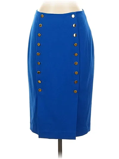 Pre-owned Calvin Klein Formal Skirt In Blue