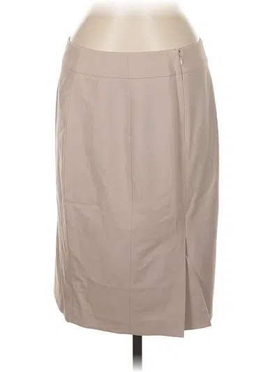 Pre-owned Calvin Klein Formal Skirt In Brown