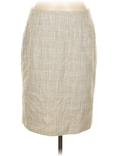 Pre-owned Calvin Klein Formal Skirt In Brown