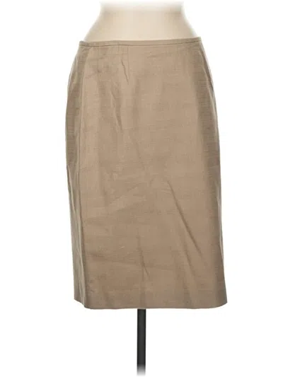 Pre-owned Calvin Klein Formal Skirt In Brown