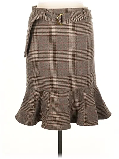 Pre-owned Calvin Klein Formal Skirt In Brown