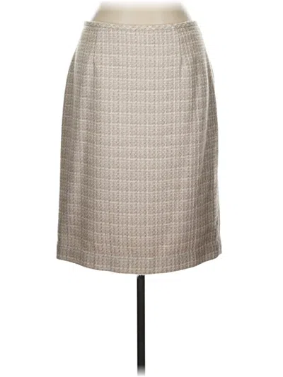 Pre-owned Calvin Klein Formal Skirt In Gold