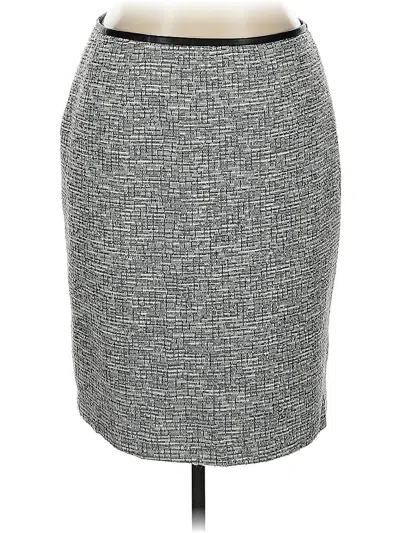 Pre-owned Calvin Klein Formal Skirt In Gray