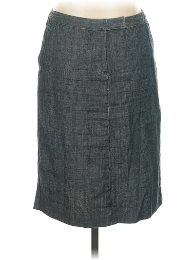 Pre-owned Calvin Klein Formal Skirt In Gray