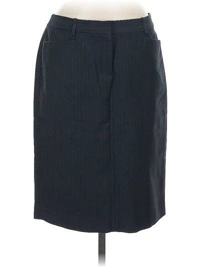 Pre-owned Calvin Klein Formal Skirt In Gray