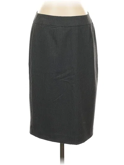 Pre-owned Calvin Klein Formal Skirt In Gray