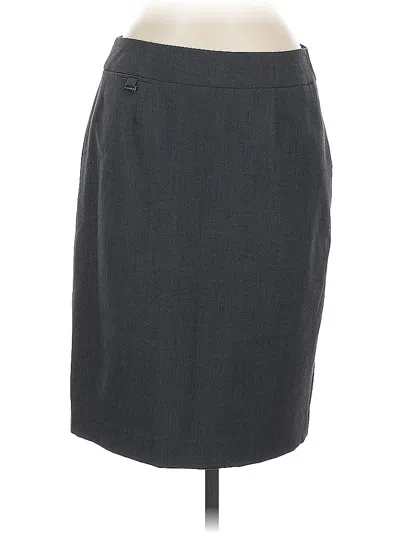 Pre-owned Calvin Klein Formal Skirt In Gray