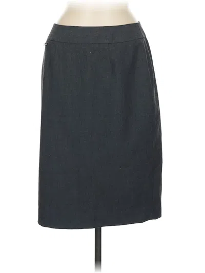 Pre-owned Calvin Klein Formal Skirt In Gray