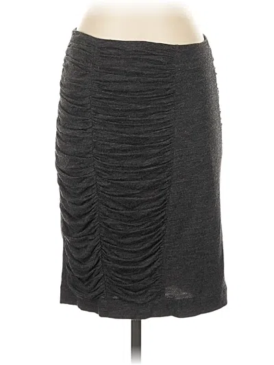 Pre-owned Calvin Klein Formal Skirt In Gray
