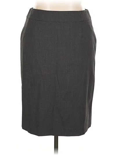 Pre-owned Calvin Klein Formal Skirt In Gray