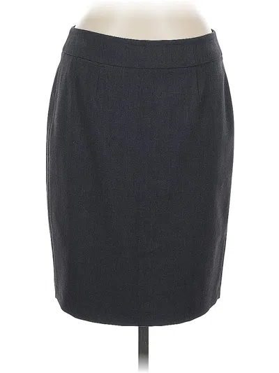 Pre-owned Calvin Klein Formal Skirt In Gray