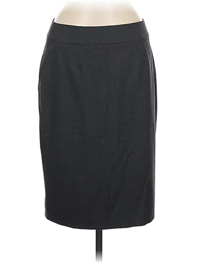 Pre-owned Calvin Klein Formal Skirt In Gray