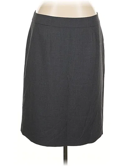 Pre-owned Calvin Klein Formal Skirt In Gray