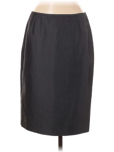 Pre-owned Calvin Klein Formal Skirt In Gray