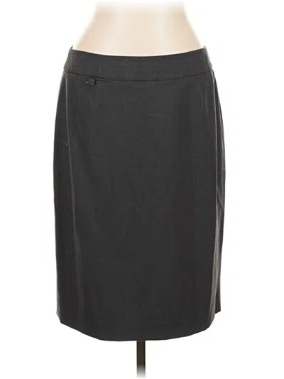 Pre-owned Calvin Klein Formal Skirt In Gray