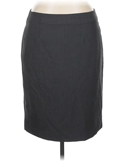 Pre-owned Calvin Klein Formal Skirt In Gray