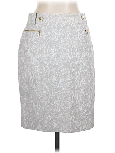 Pre-owned Calvin Klein Formal Skirt In Gray