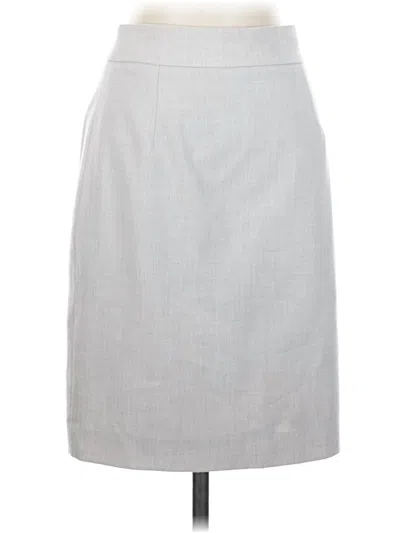 Pre-owned Calvin Klein Formal Skirt In Gray