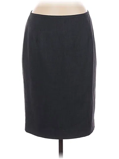 Pre-owned Calvin Klein Formal Skirt In Gray