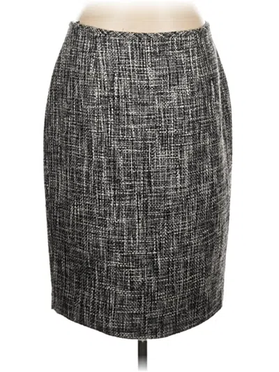Pre-owned Calvin Klein Formal Skirt In Gray