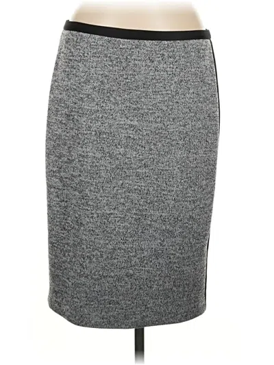 Pre-owned Calvin Klein Formal Skirt In Gray