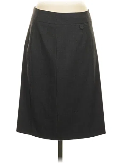 Pre-owned Calvin Klein Formal Skirt In Gray