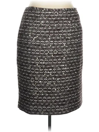 Pre-owned Calvin Klein Formal Skirt In Gray