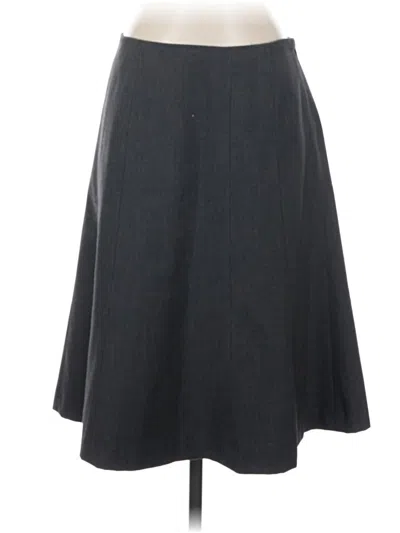 Pre-owned Calvin Klein Formal Skirt In Gray