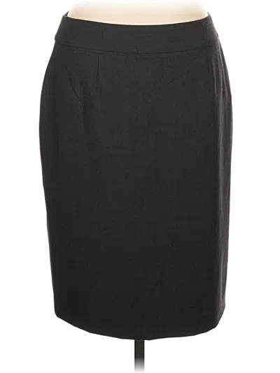 Pre-owned Calvin Klein Formal Skirt In Gray