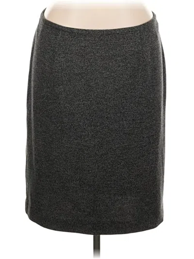 Pre-owned Calvin Klein Formal Skirt In Gray