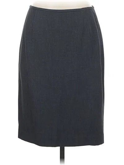 Pre-owned Calvin Klein Formal Skirt In Gray