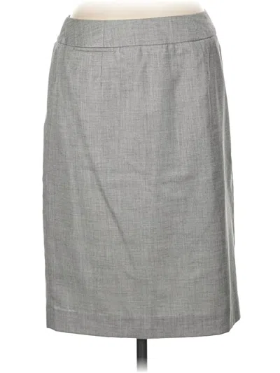 Pre-owned Calvin Klein Formal Skirt In Gray