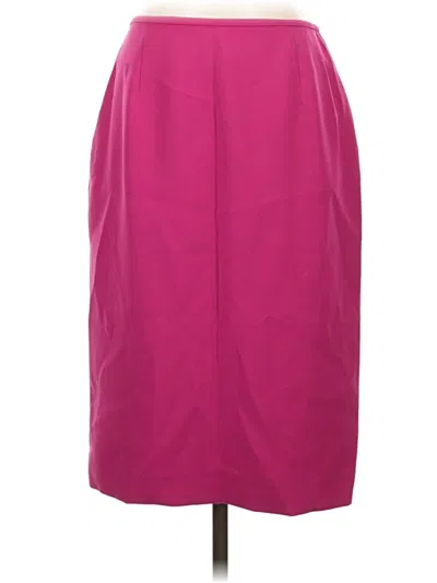 Pre-owned Calvin Klein Formal Skirt In Pink