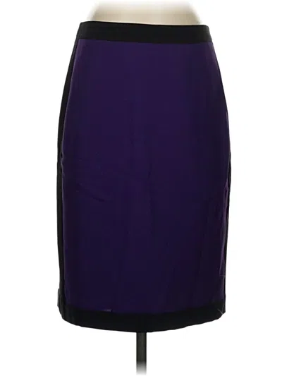Pre-owned Calvin Klein Formal Skirt In Purple