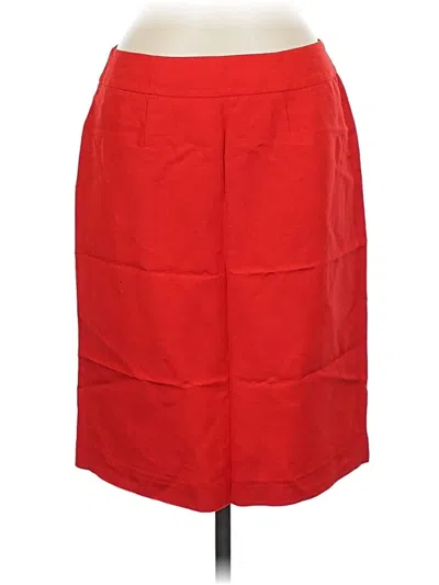 Pre-owned Calvin Klein Formal Skirt In Red