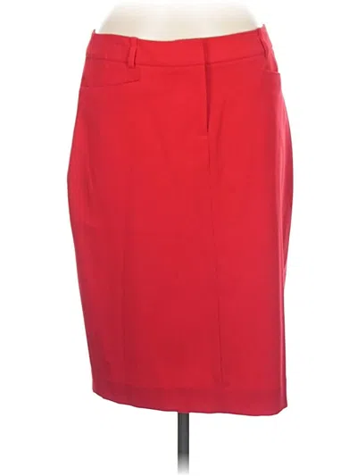 Pre-owned Calvin Klein Formal Skirt In Red