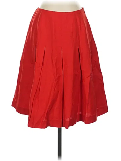 Pre-owned Calvin Klein Formal Skirt In Red