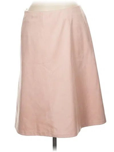 Pre-owned Calvin Klein Formal Skirt In Tan