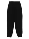 Calvin Klein Logo Terry Pant Elastic Waistband In Black